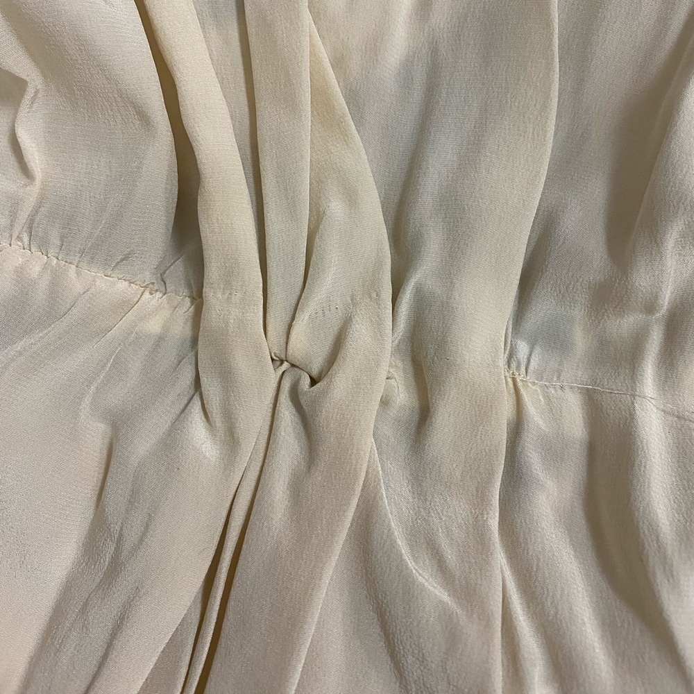 Sold-Ulla Johnson Silk Peasant Cutout Blouson Dress 10 - Picture 7 of 10